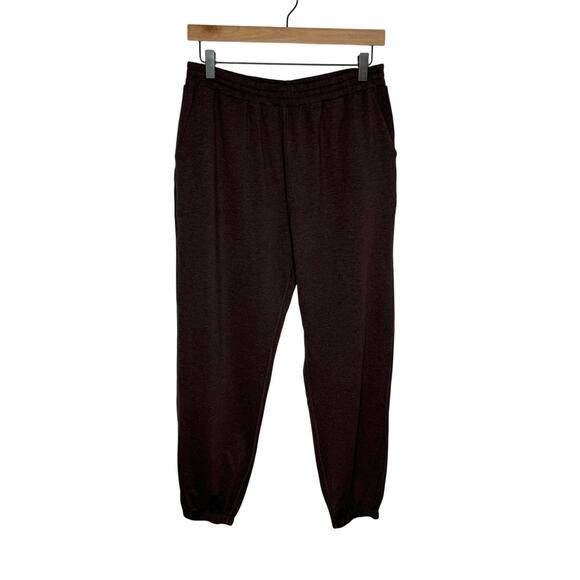 Vuori Boyfriend Jogger Pants Womens Medium Brown Pockets Loungewear Casual - Picture 2 of 11